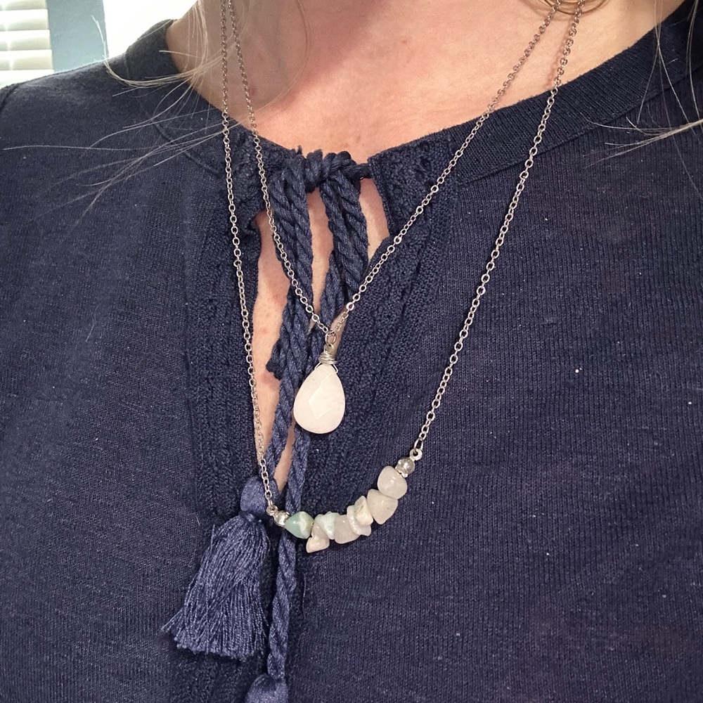 Double beaded necklace